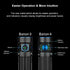 OLIGHT BATON4KITBK Baton 4 Potente linterna EDC de 1300 lúmenes, color negro, de primera calidad (con estuche de carga)