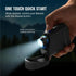 OLIGHT BATON4KITBK Baton 4 Potente linterna EDC de 1300 lúmenes, color negro, de primera calidad (con estuche de carga)