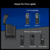 OLIGHT BATON4KITBK Baton 4 Potente linterna EDC de 1300 lúmenes, color negro, de primera calidad (con estuche de carga)