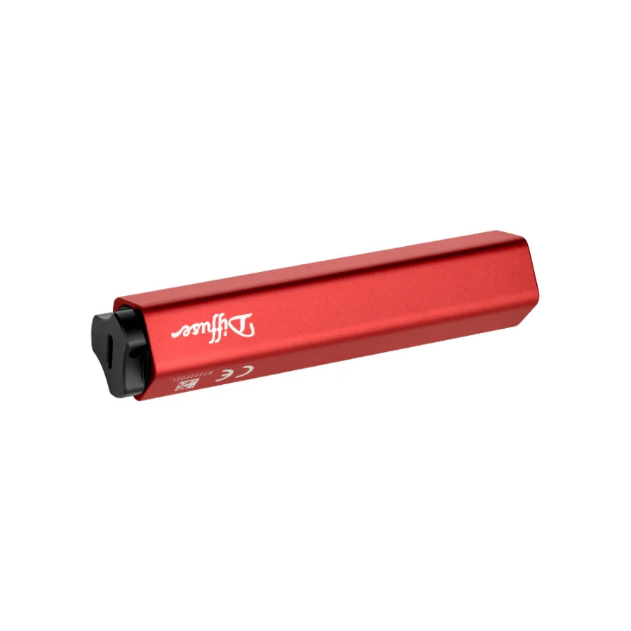 Linterna de bolsillo EDC OLIGHT DIFFUSERD Diffuse de 700 lúmenes, color rojo