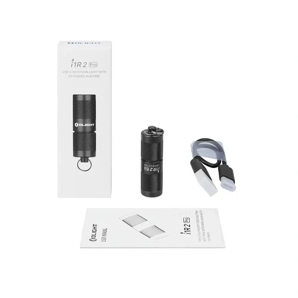 Linterna con llavero OLIGHT I1R2PROBK i1R 2 Pro, color negro