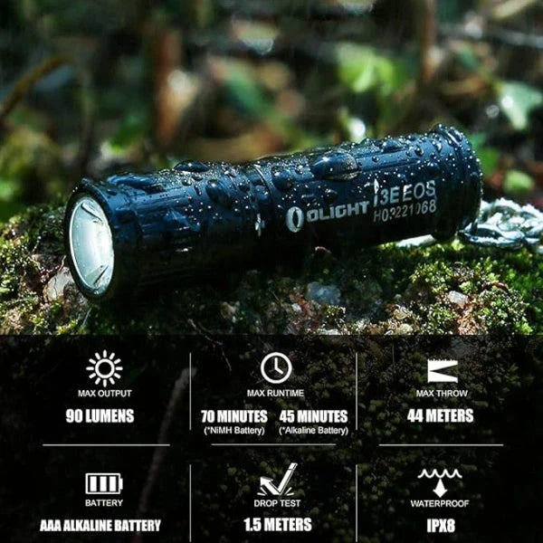 Linterna con llavero OLIGHT I3EBK i3E EOS - Negro