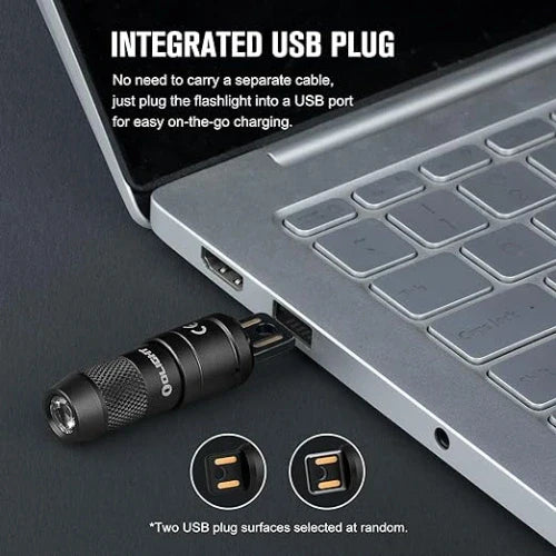 Linterna mini recargable OLIGHT IMINI2BK imini 2 - Negra