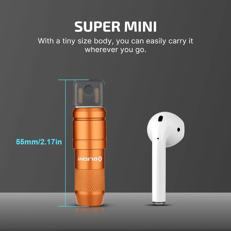 Linterna mini recargable OLIGHT IMINI2OG imini 2 - Naranja