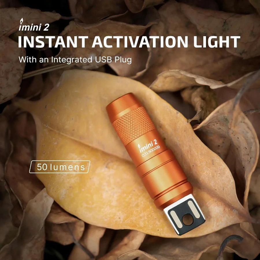 Linterna mini recargable OLIGHT IMINI2OG imini 2 - Naranja