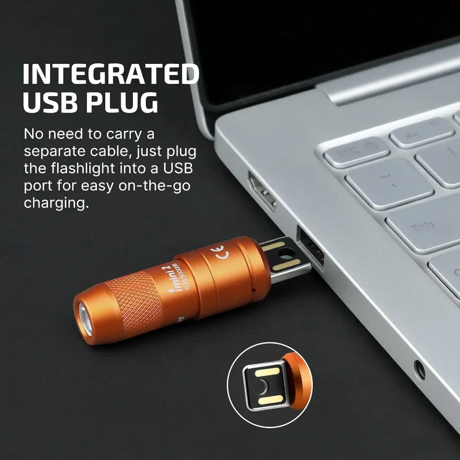 Linterna mini recargable OLIGHT IMINI2OG imini 2 - Naranja