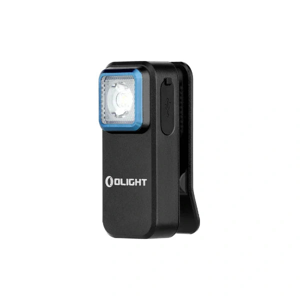 OLIGHT OCLIPBK Oclip Clip Light con luz blanca y roja - Negro