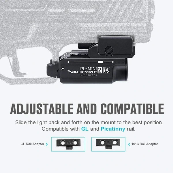 Linterna táctica OLIGHT PLMINI2BK PL-MINI 2 Valkyrie - Negra