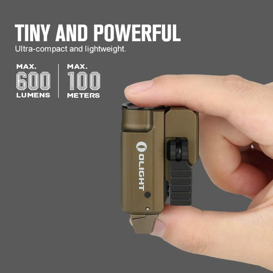 Linterna táctica OLIGHT PLMINI2DT PL-MINI 2 Valkyrie, color bronceado del desierto