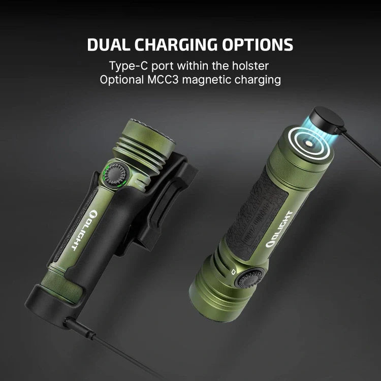 Linterna de alta potencia Seeker 4 Pro de OLIGHT SEEKER4PROODG - OD Green CW (5700~7000K)