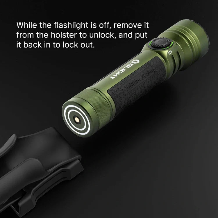 Linterna de alta potencia Seeker 4 Pro de OLIGHT SEEKER4PROODG - OD Green CW (5700~7000K)