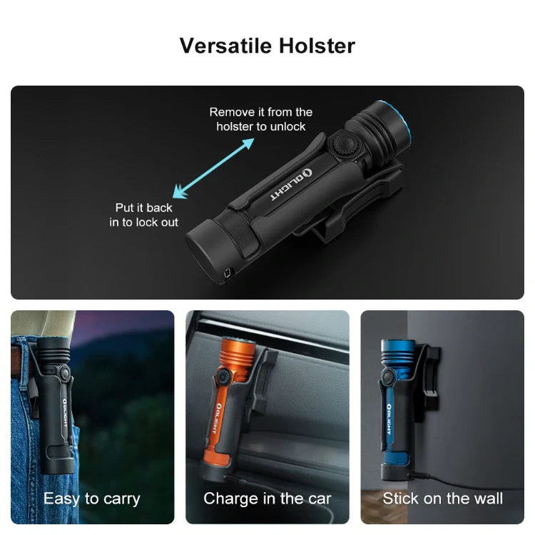 Linterna de alta potencia Seeker 4 Pro de OLIGHT SEEKER4PROOG - Naranja CW (5700~7000K)