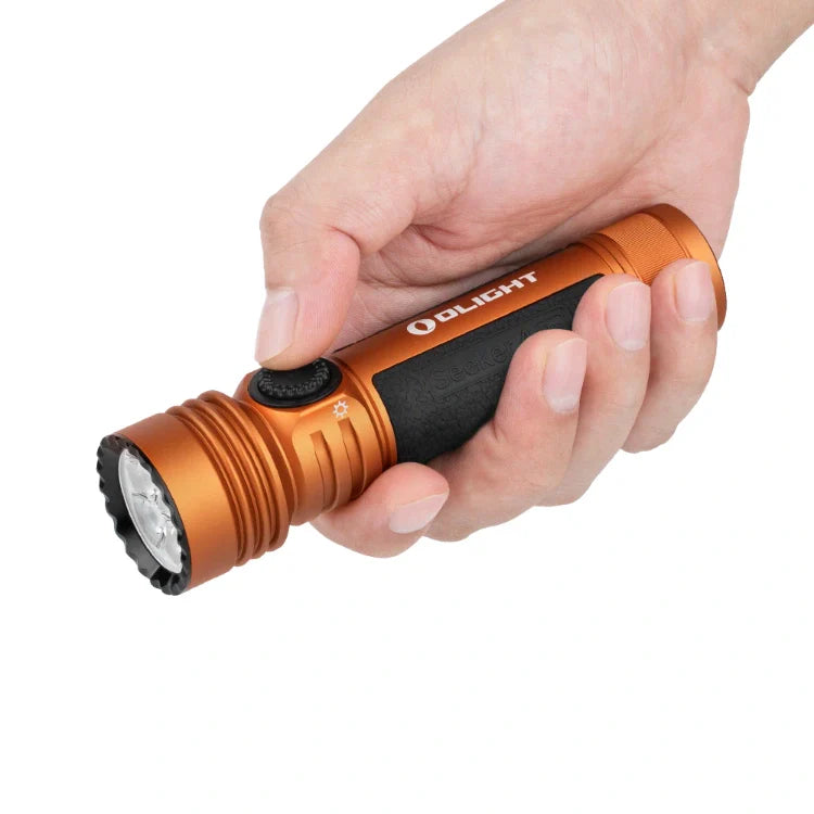Linterna de alta potencia Seeker 4 Pro de OLIGHT SEEKER4PROOG - Naranja CW (5700~7000K)