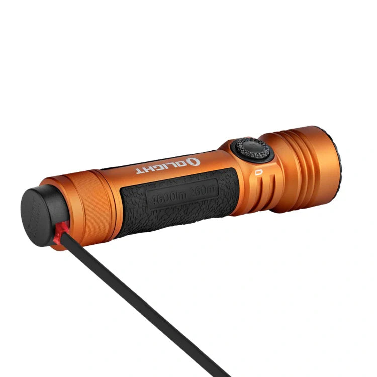 Linterna de alta potencia Seeker 4 Pro de OLIGHT SEEKER4PROOG - Naranja CW (5700~7000K)