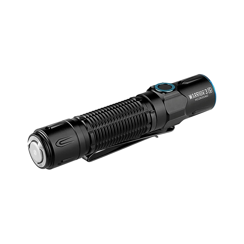 Linterna táctica de luz alta Warrior 3S de OLIGHT WARRIOR3SBK - Negra
