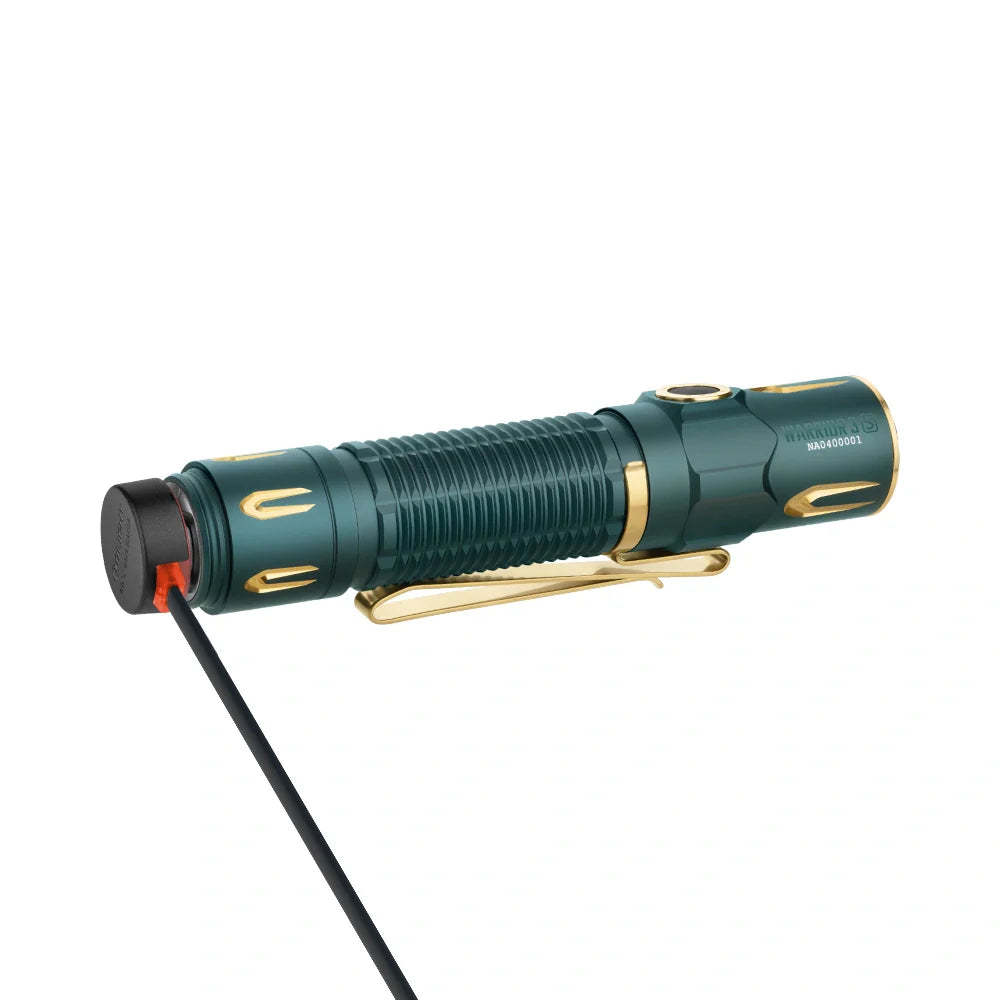 Linterna táctica de luz alta Warrior 3S de OLIGHT WARRIOS3SDRBU - Azul sueño