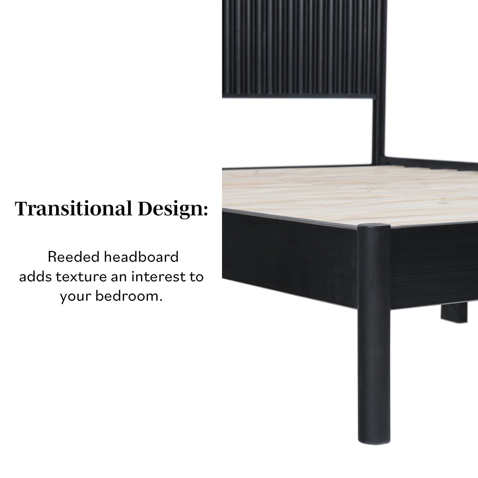 Cabecero de cama de madera maciza con diseño contemporáneo de París