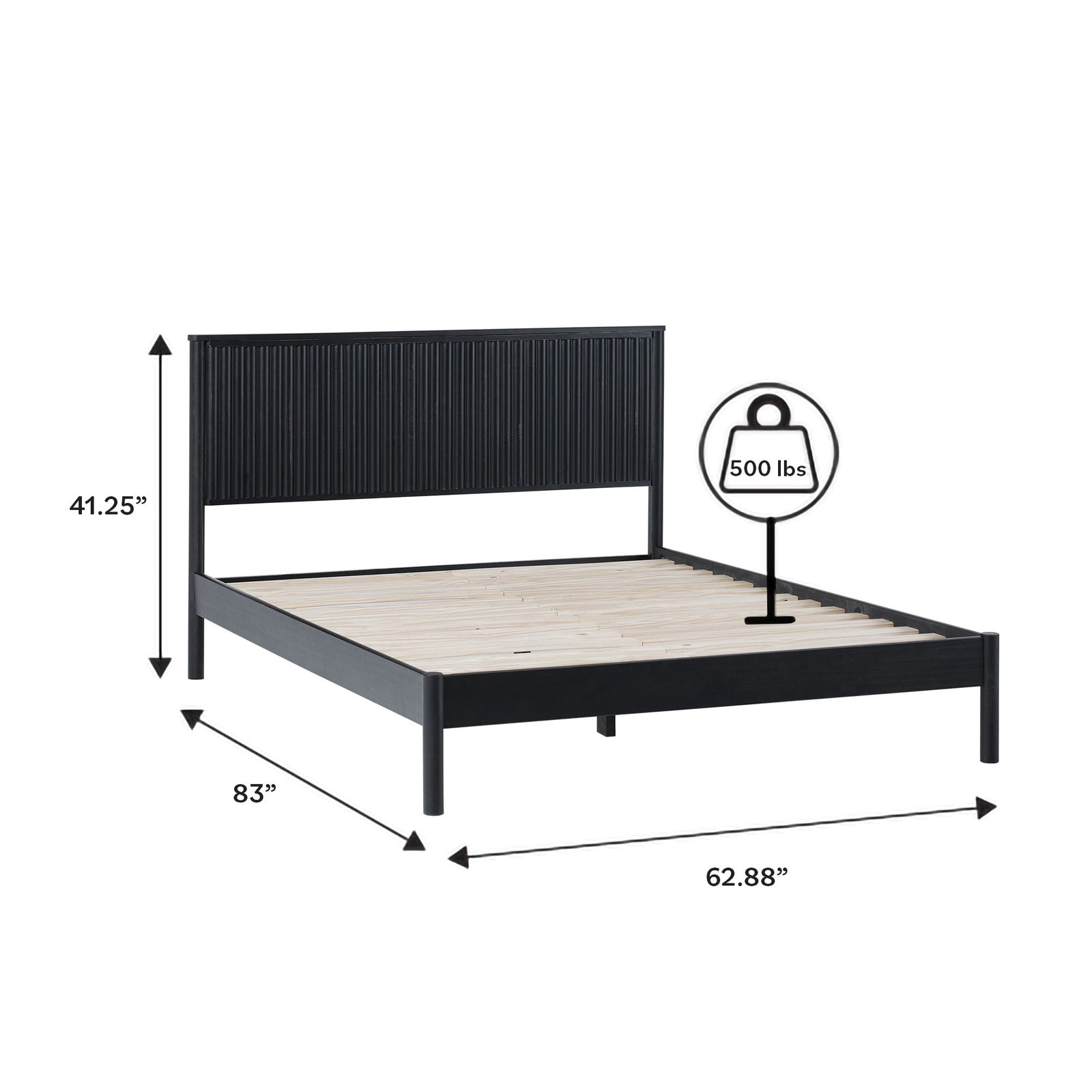 Cabecero de cama de madera maciza con diseño contemporáneo de París