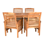 Juego de comedor de patio de 5 piezas Midland