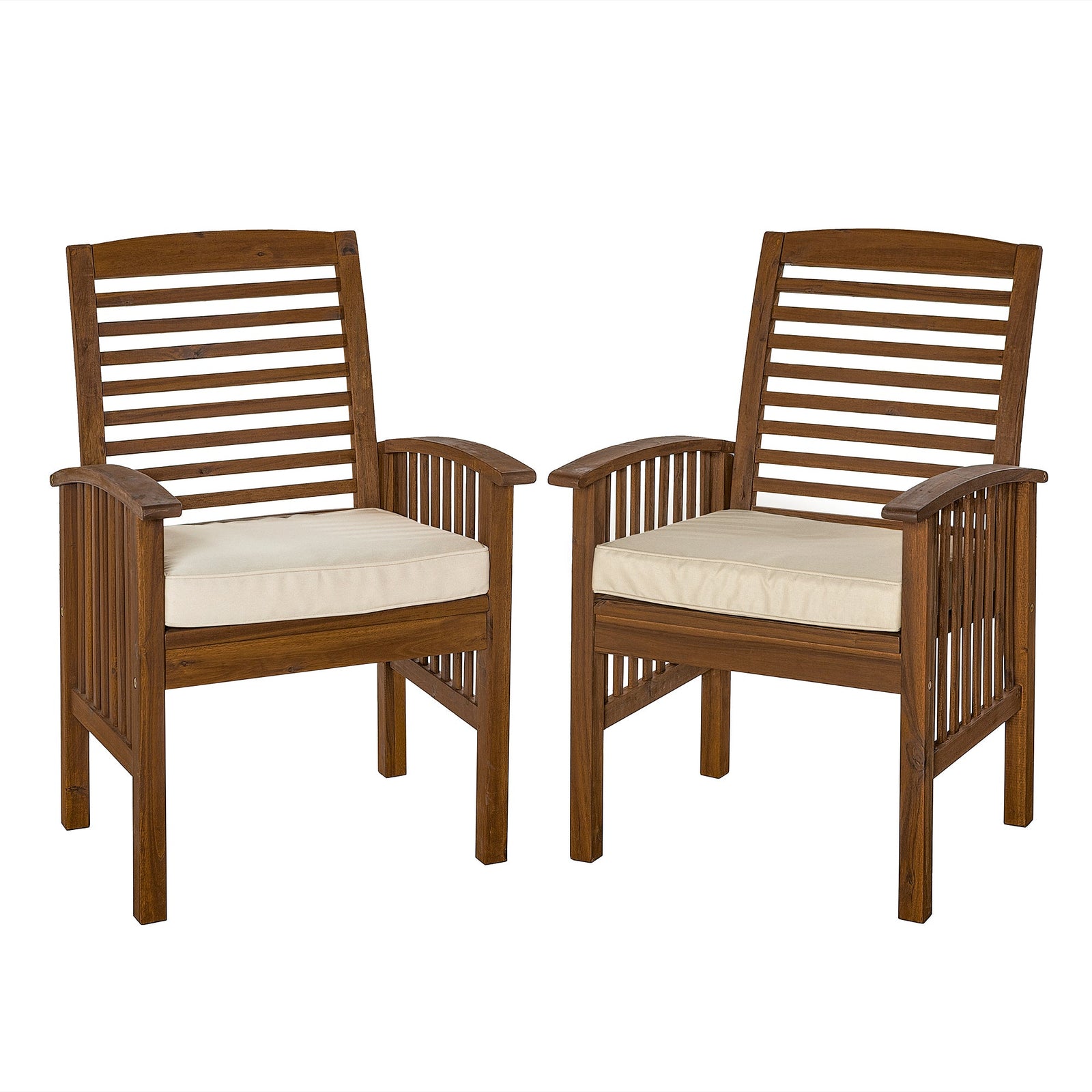 Juego de 2 sillas de exterior para patio Midland con cojines