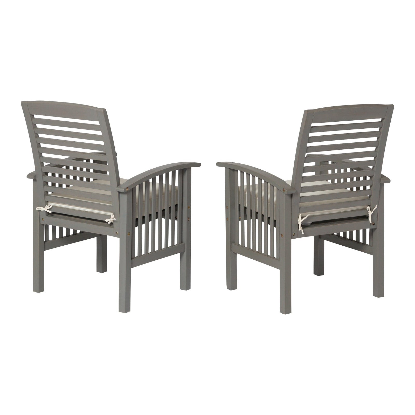 Juego de 2 sillas de exterior para patio Midland con cojines