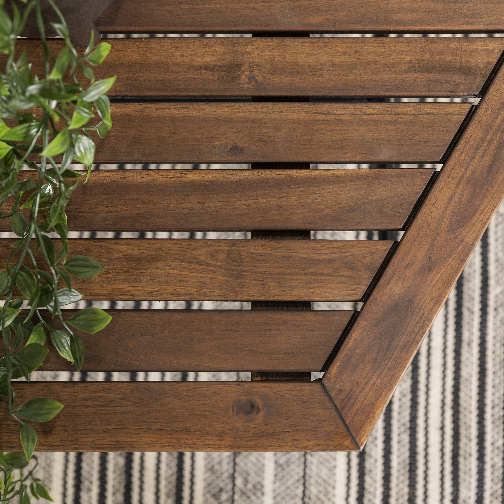 Mesa de centro hexagonal moderna para exteriores de Pearson