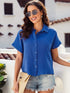 Solid Cobalt Blue Shirt