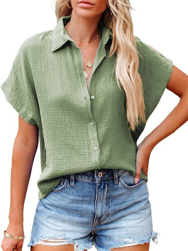 Solid Cobalt Blue Shirt