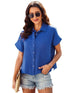 Solid Cobalt Blue Shirt