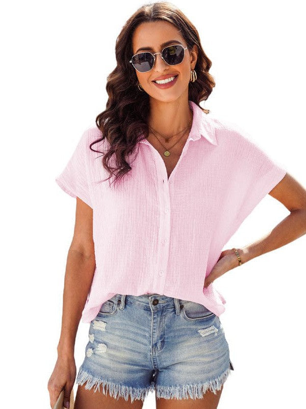 Solid Cobalt Blue Shirt