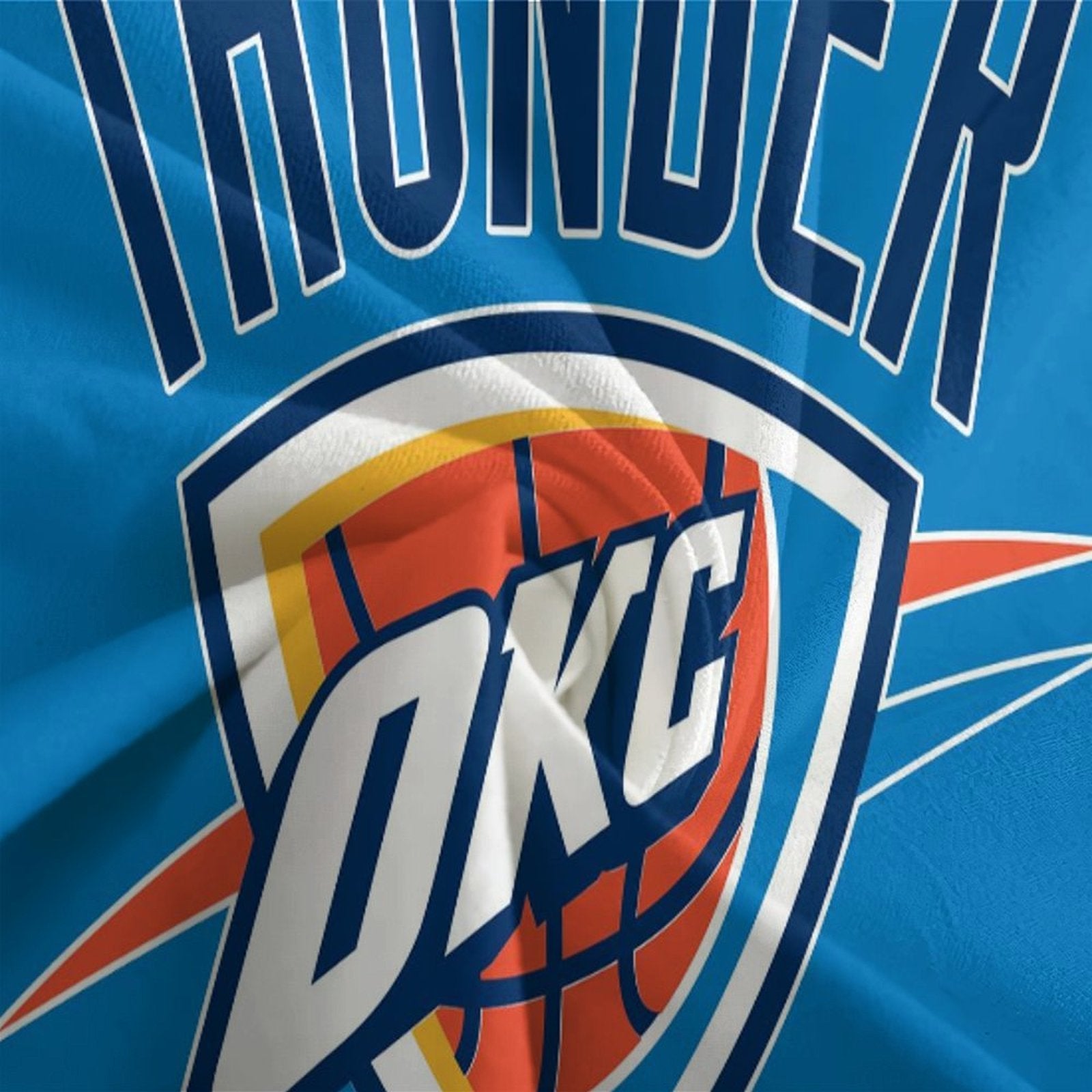 Juego de ropa de cama Oklahoma City Thunder, funda de edredón sin relleno