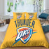 Juego de ropa de cama Oklahoma City Thunder, funda de edredón sin relleno