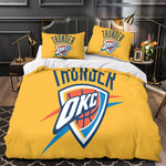 Juego de ropa de cama Oklahoma City Thunder, funda de edredón sin relleno