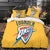 Juego de ropa de cama Oklahoma City Thunder, funda de edredón sin relleno