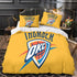 Juego de ropa de cama Oklahoma City Thunder, funda de edredón sin relleno