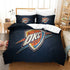 Juego de ropa de cama Oklahoma City Thunder, funda de edredón sin relleno