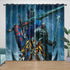 Optimus Prime Curtains Pattern Blackout Window Drapes