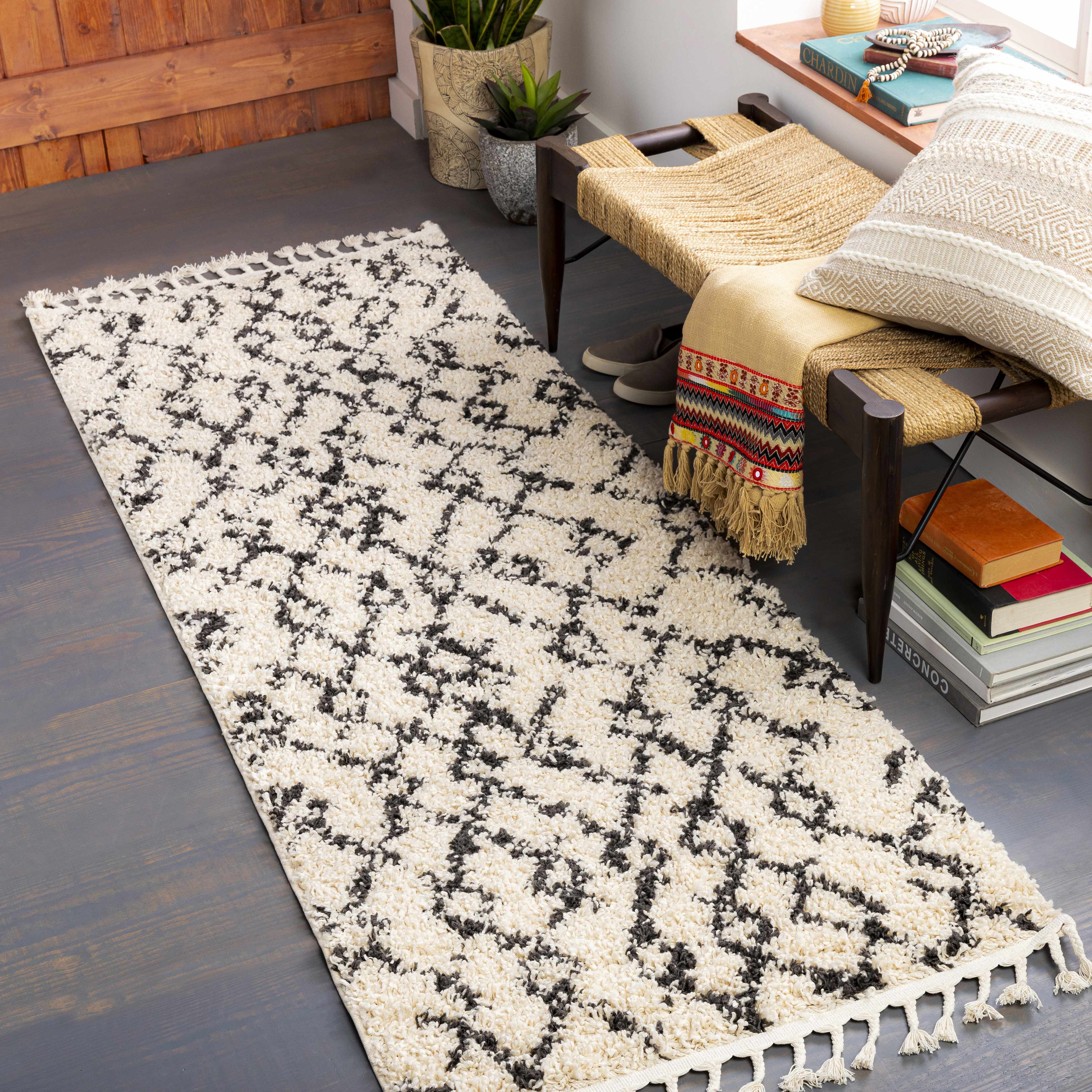 Alfombra de pelo largo marroquí Pahala - Liquidación