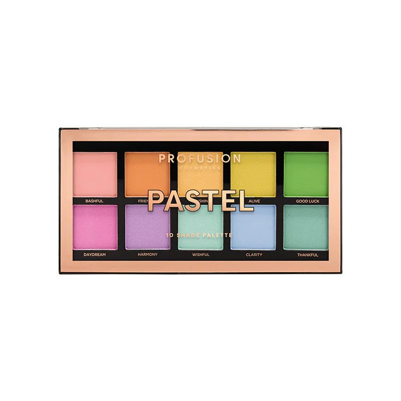 Paleta de 10 tonos pastel