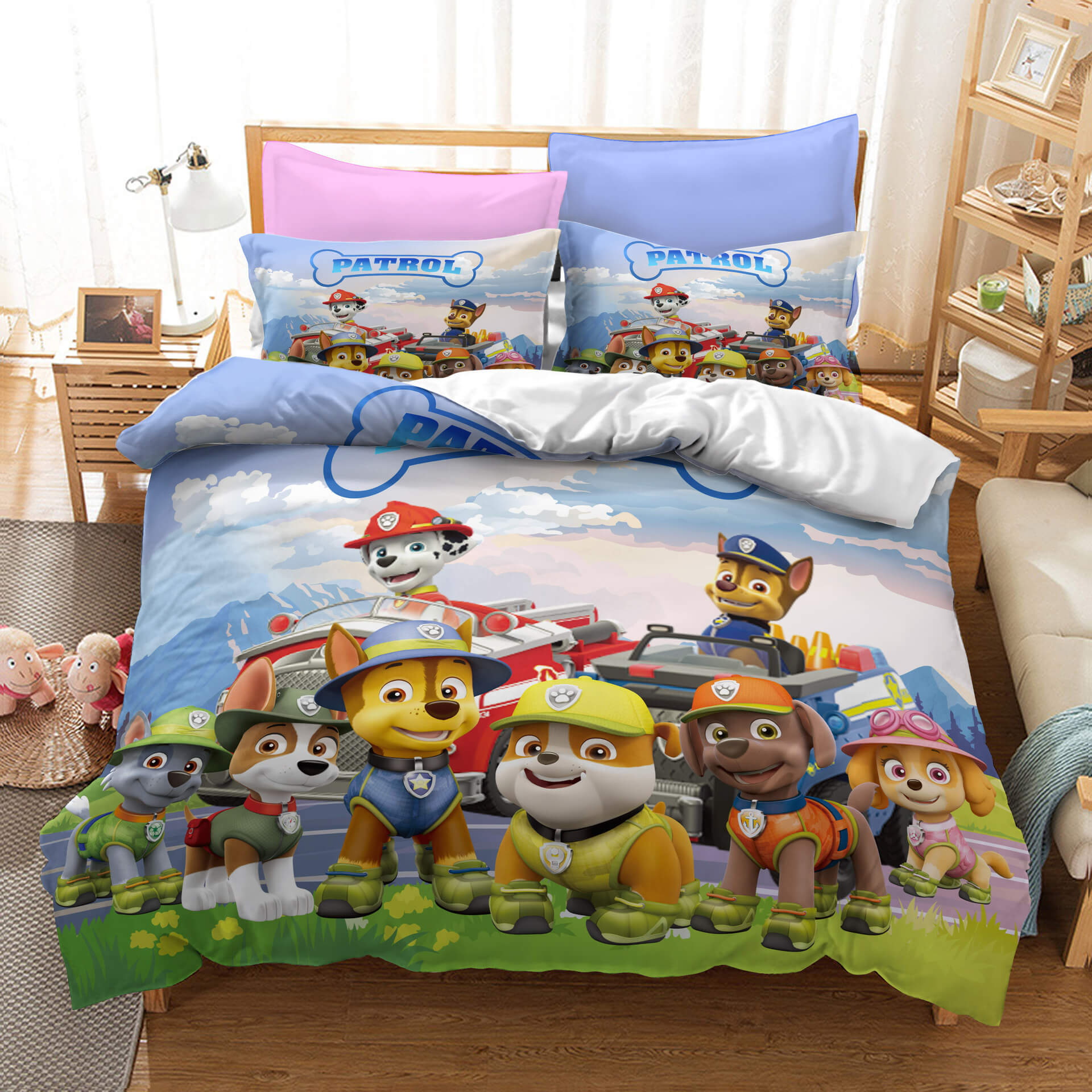 PAW Patrol Season 1 Bedding Set Kids Quilt Cover Without Filler