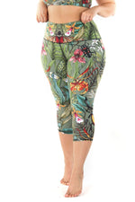Capri Legging - Green Thumb