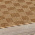 Alfombra marrón a cuadros Kuval