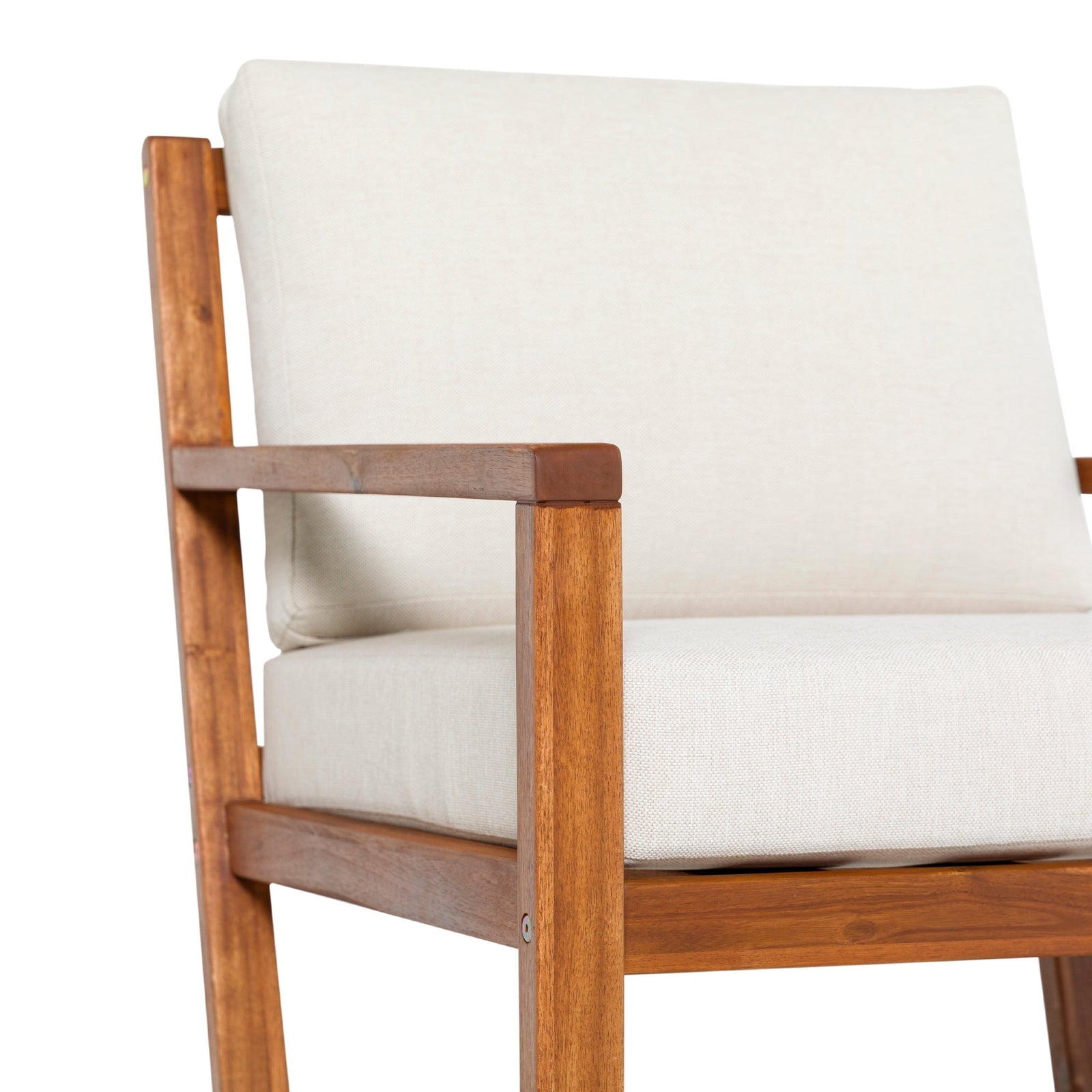 Sillón moderno de madera maciza para exterior Prenton