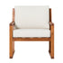 Sillón moderno de madera maciza para exterior Prenton