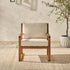 Sillón moderno de madera maciza para exterior Prenton