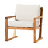 Sillón moderno de madera maciza para exterior Prenton