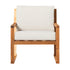 Sillón moderno de madera maciza para exterior Prenton