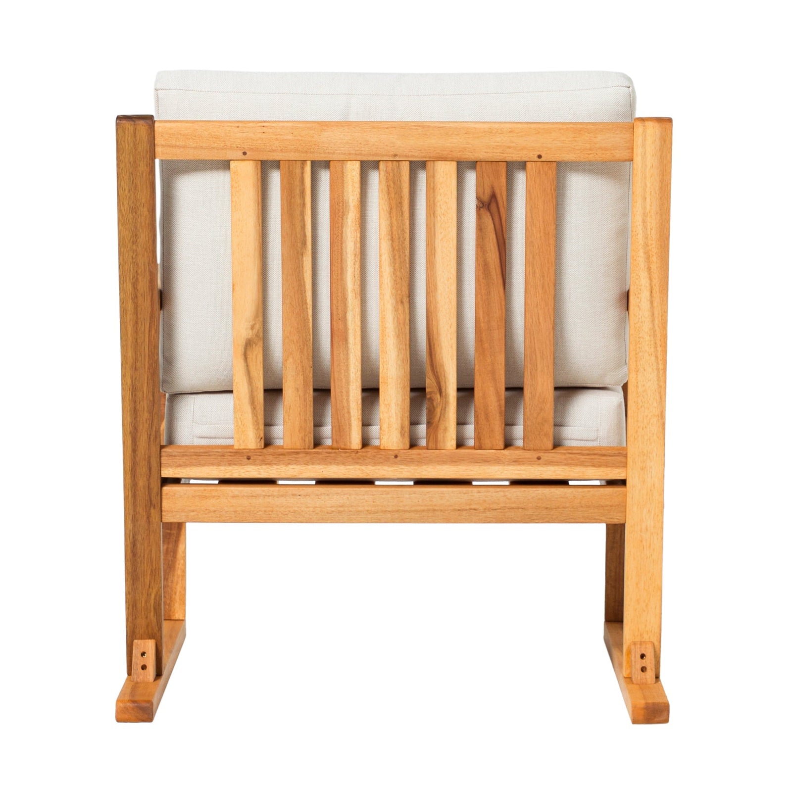 Sillón moderno de madera maciza para exterior Prenton