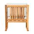 Sillón moderno de madera maciza para exterior Prenton