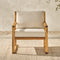 Sillón moderno de madera maciza para exterior Prenton